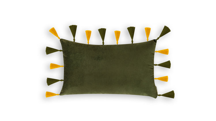 Leomar Green Throw Pillow Cover