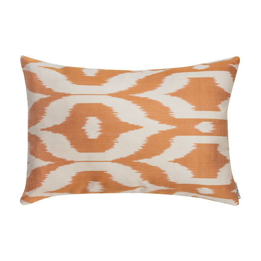 Ikat Ellery Orange Kissenbezug