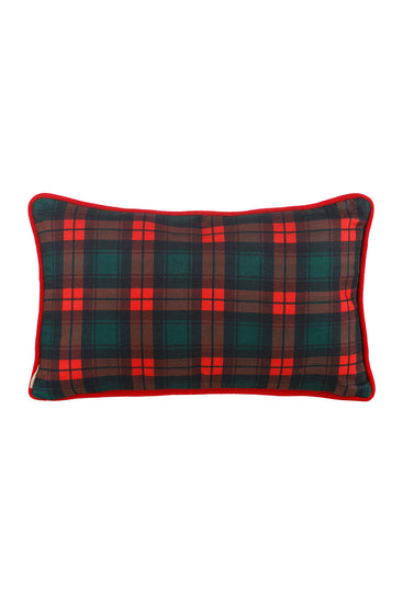 Christmas Tartan design pillow cover rectangle