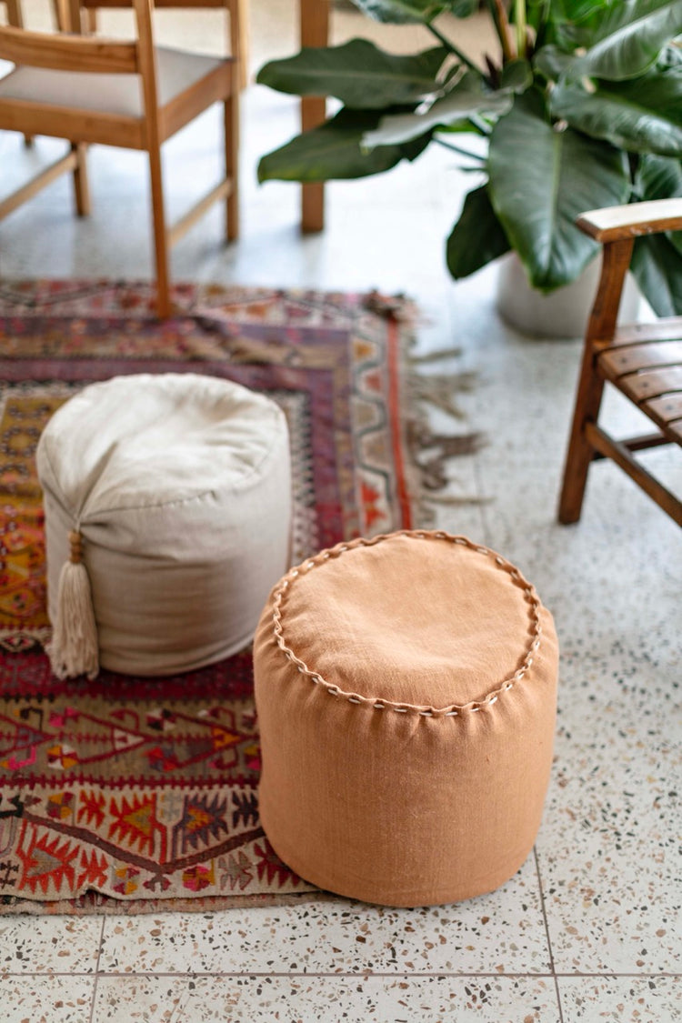 Tile Ottoman Pouf