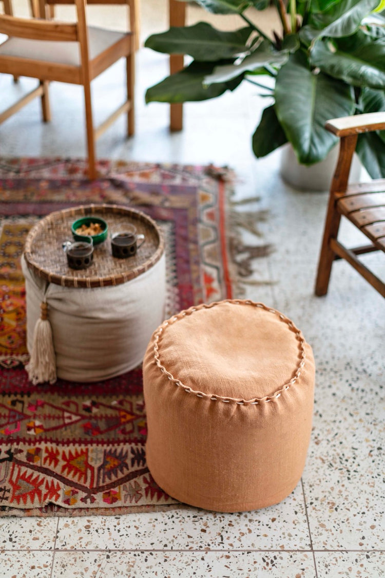 Tile Ottoman Pouf