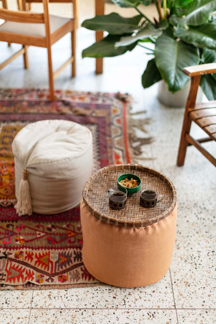 Tile Ottoman Pouf