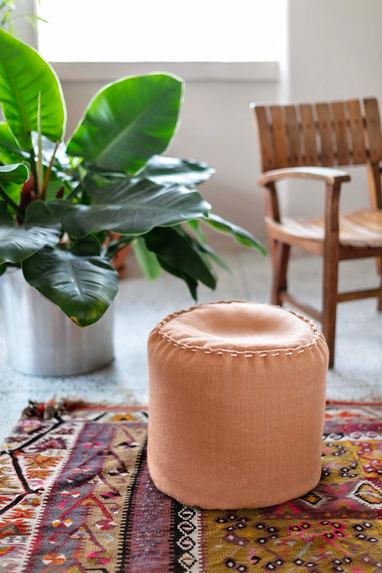 Tile Ottoman Pouf