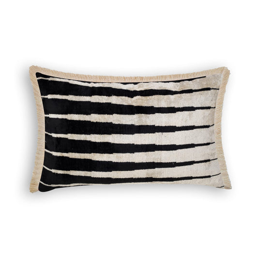 Mono Ikat Pillow Cover